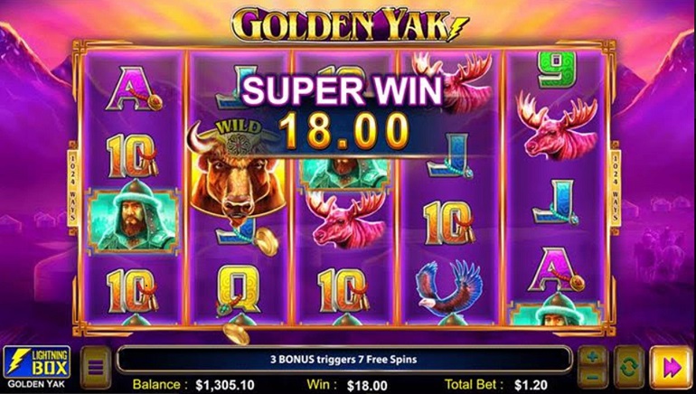 Golden Yak Slot from Lightning Box Games is a True Mongolian Adventure