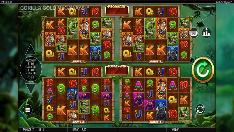 Blueprint Gaming Innovates with Gorilla Gold Megaways Slot