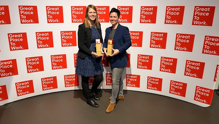 GAMOMAT wins a 2023 Great Place to Work Best Employer Award
