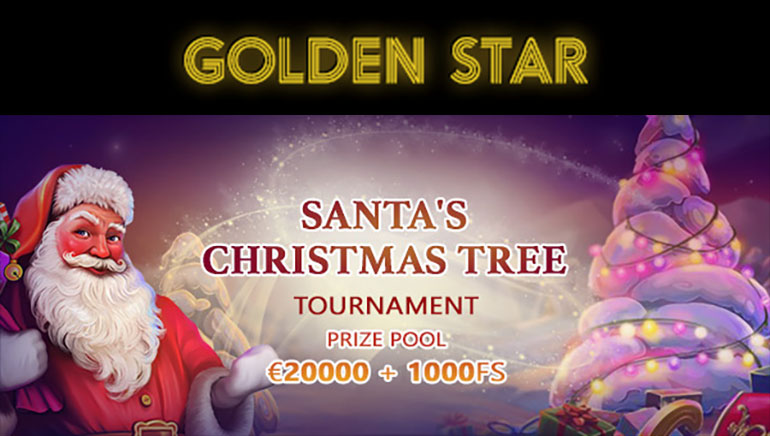 Christmas Tournament Prizes at Golden Star Casino