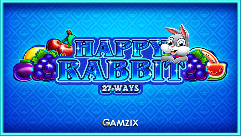 Celebrate the year of the Rabbit with Gamzix Adorable Happy Rabbit in New Slot Game