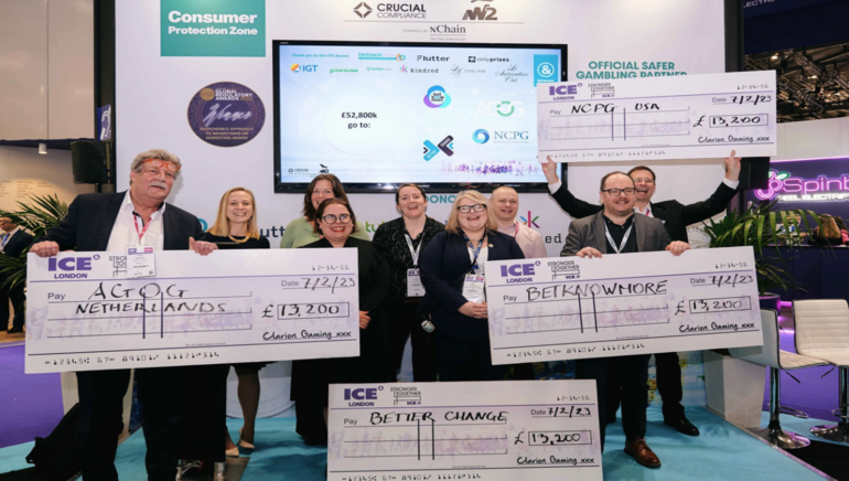 Major Donations at ICE London 2023 Highlights Gambling Support Initiatives