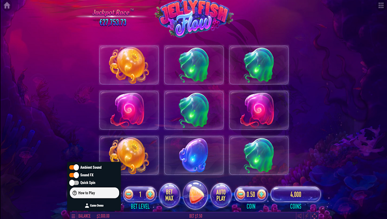 Habanero Launches Ocean-Themed Jellyfish Flow Slots Game
