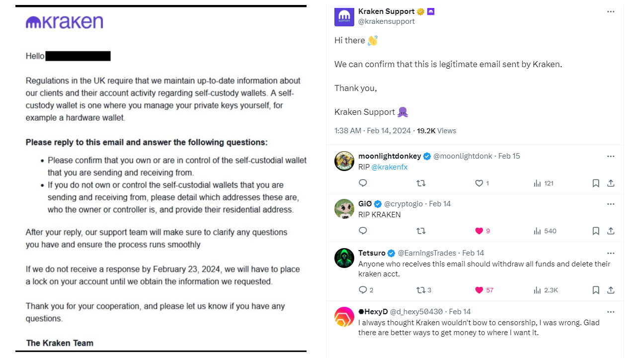 Kraken betrays self-custody customers