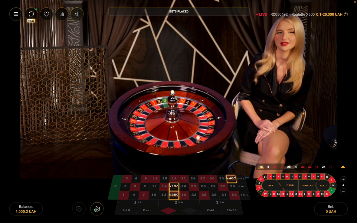 Live Roulette x500