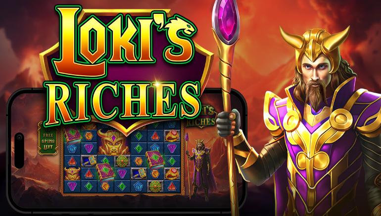 Loki's Riches Game Logo