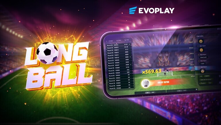 Evoplay Scores Big with Football-Themed Slot Game Long Ball
