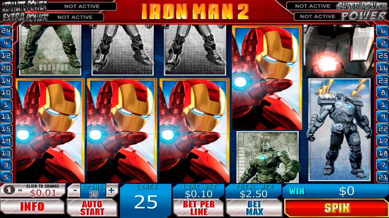 Lost branded slot - Iron Man 2