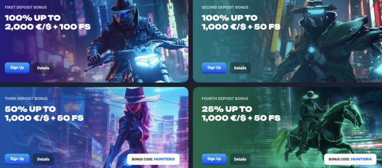 LuckyHunter Bonus Package