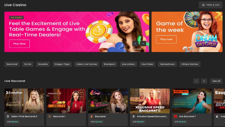 M88.io Casino screenshot 3