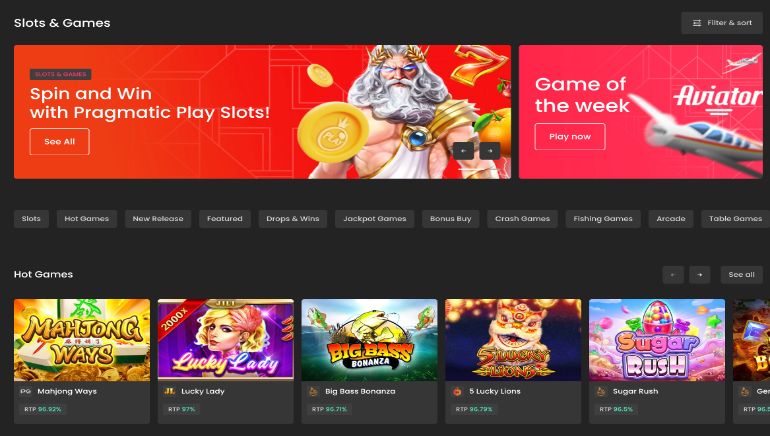 M88.io Casino screenshot 2