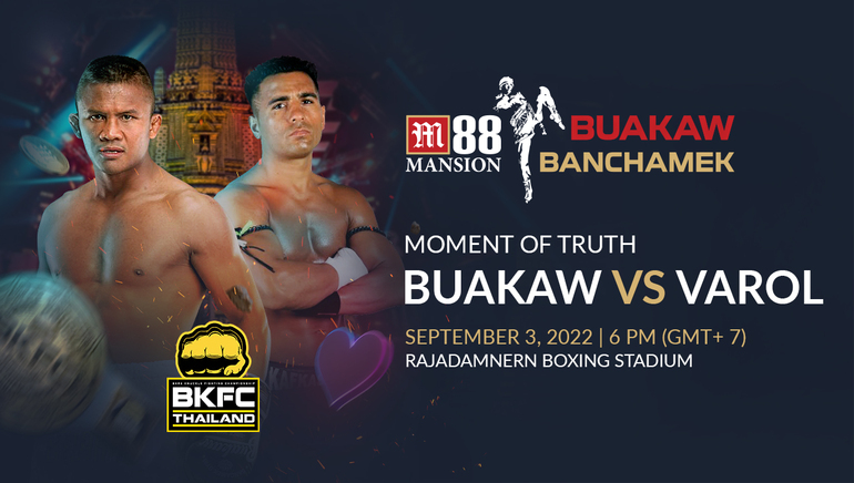 M88 Mansion Backs Muay Thai 'Fists of Fury' Buakaw Banchamek at the Bare Knuckle Fighting Championship in Thailand