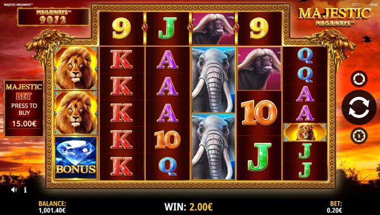 Slot Review: Majestic Megaways by iSoftBet