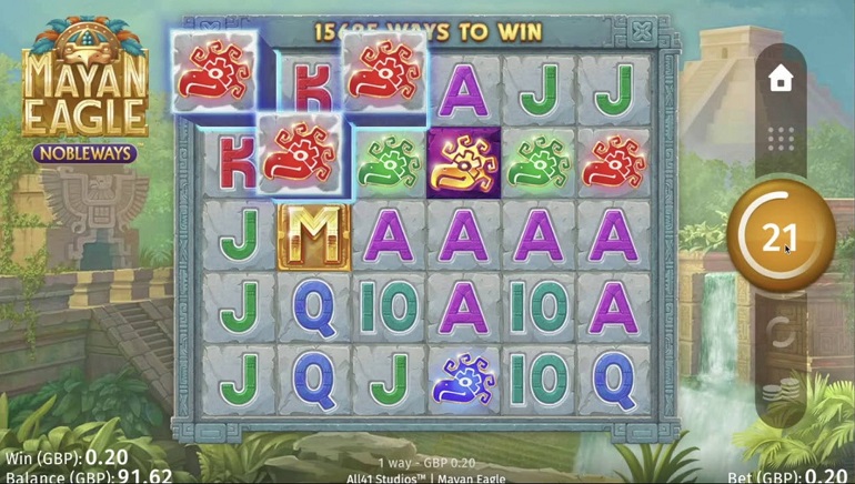 Slot Review: Mayan Eagle by All41Studios