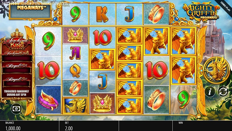 Take Flight With The Mighty Griffin Megaways Slot From Blueprint Gaming