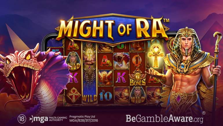 Might of Ra is the Latest Egyptian Themed Slot from Pragmatic Play