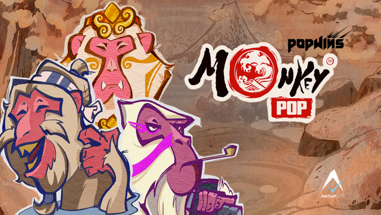 10th PopWins™ Game MonkeyPop™ from AvatarUX Showcases Amazing Artistic Flair