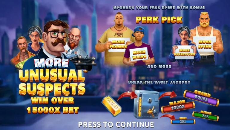 More Unusual Suspects™ Features