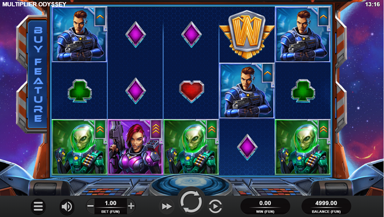 Blast Off With The Sci-Fi Themed Multiplier Odyssey Slot From Relax Gaming