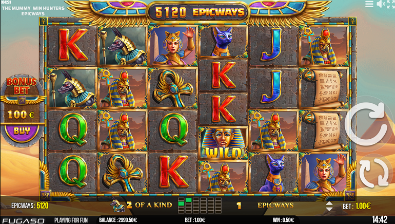 Fugaso Releases The Mummy Win Hunters Slot Featuring EPICWAYS