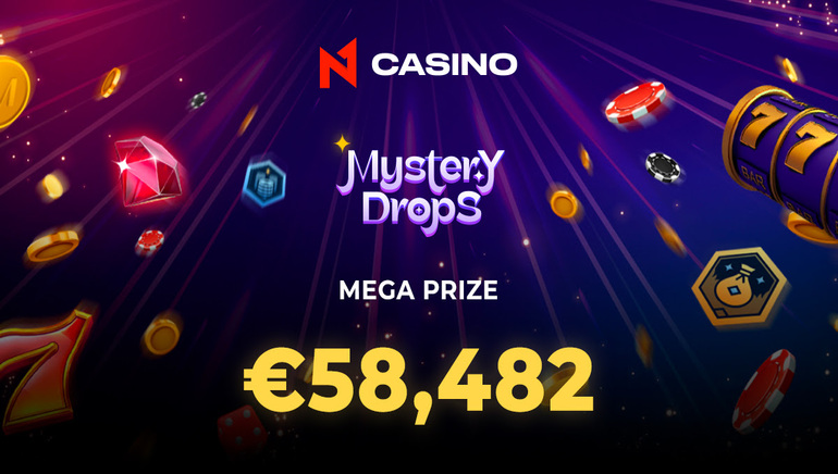 N1 Casino Player Scoops Up Huge 58 483 EUR Payday in Mega Mystery Drops