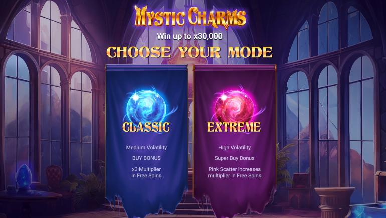 Mystic Charms Choose Volatility Level