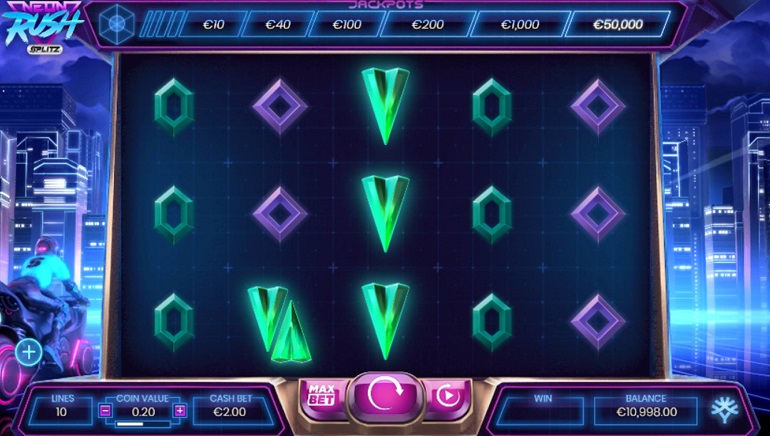 Yggdrasil’s Neon Rush Splitz™ Unleashes Max Rewards up to 25,000x