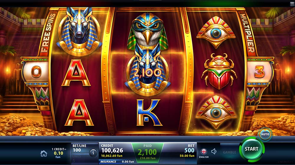 Champion Studio - Anubis' Spell Win Screen