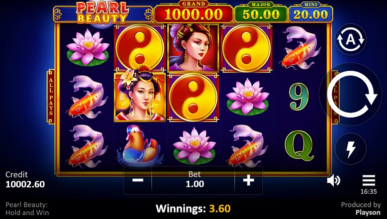 Playson Celebrates New Pearl Beauty: Hold and Win Slot