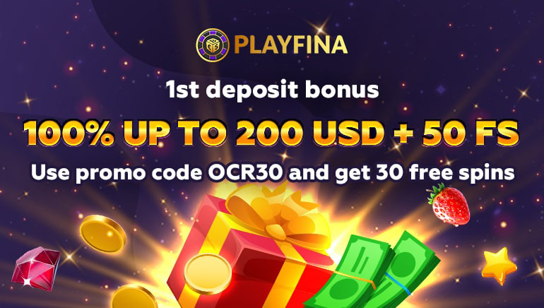 EXCLUSIVE! For OCR Casino Players only. Use code OCR30, and receive an extra bonus of 30 free spins and enjoy a total of 80!