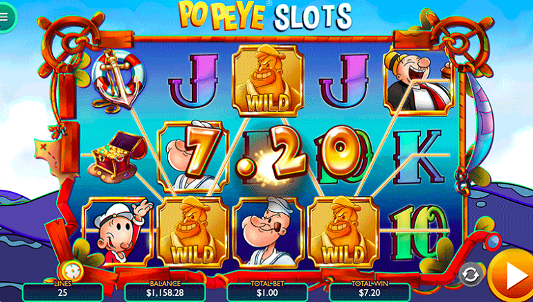 Classic Cartoon Characters Hit Online Casinos In Vibra Gaming's Popeye Slots