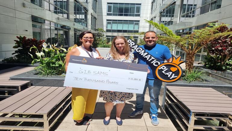 Pragmatic Play Make a Generous Donation of £10,000 to the Gibraltar Samaritans