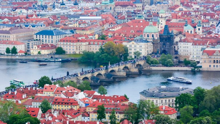 Prague River View