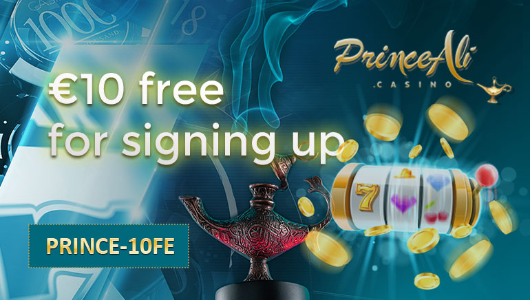 Grab Your €/$10 No Deposit Bonus at Prince Ali Casino