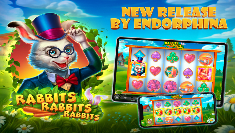 Bunnies Rule Supreme in Endorphina Rabbits, Rabbits, Rabbits Slot