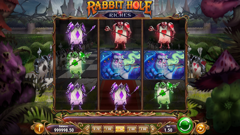 Play’N GO Releases Rabbit Hole Riches an Underground Adventure Slot