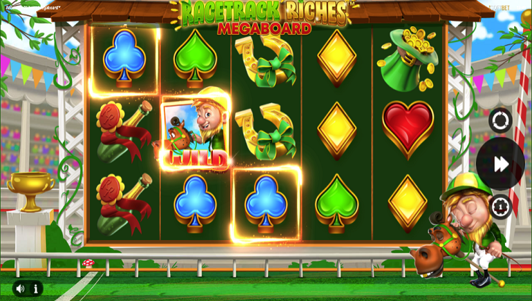 Racetrack Riches Megaboard Released by iSoftBet