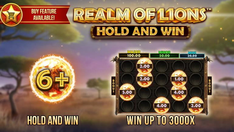 Become the King of Serengeti with SYNOT’s Realm of Lions Slot