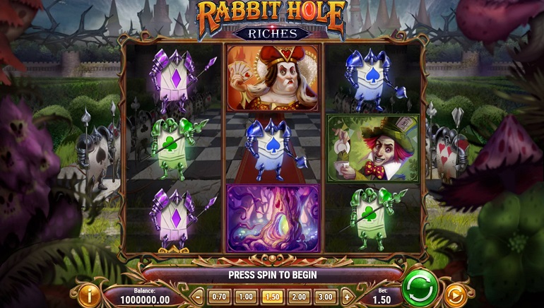 Discover The Alice in Wonderland-Themed RabbIt Hole Riches Slot From Play'n GO