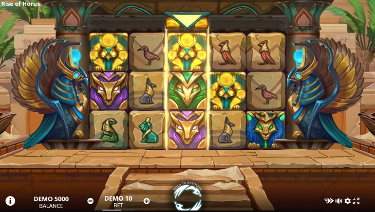 Evoplay Entertainment Unleash An Ancient Egyptian God In The Rise Of Horus Online Slot