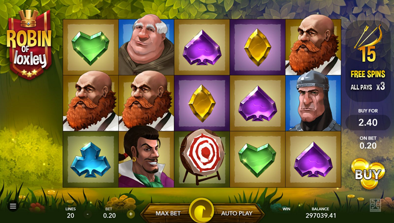 Robin of Loxley Slot Unleashed by Mascot Gaming