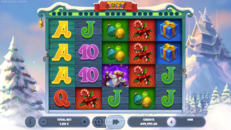 Robo Santa’s Factory Slot Unwrapped by GAMING1