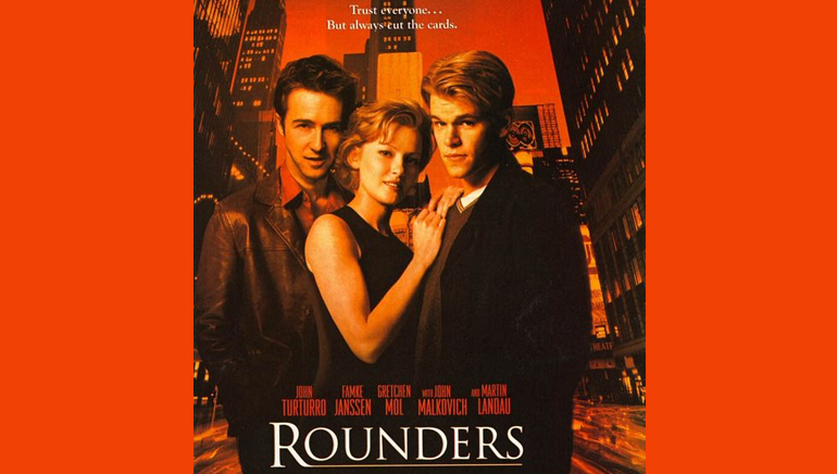 Damon and Norton as Poker Rounders