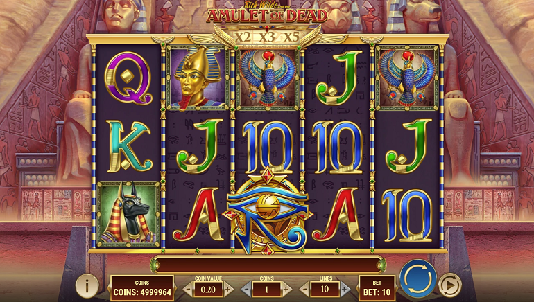 Discover Ancient Egyptian Treasures with Rich Wilde in Play'n GO's New Slot, Amulet of Dead