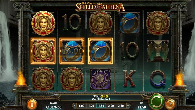 Rich Wilde and the Shield of Athena by Play’n GO