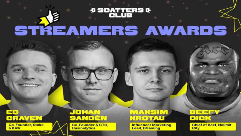 Scatters Club Gambling Streamers Awards Jury