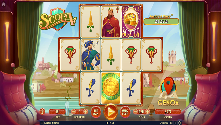A Tour in Italy! Discover the Boot With The New Scopa Slot From Habanero
