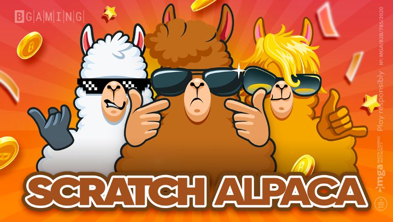 BGaming Release New Scratch Alpaca Collection & Anticipated Merge Up™ Slot