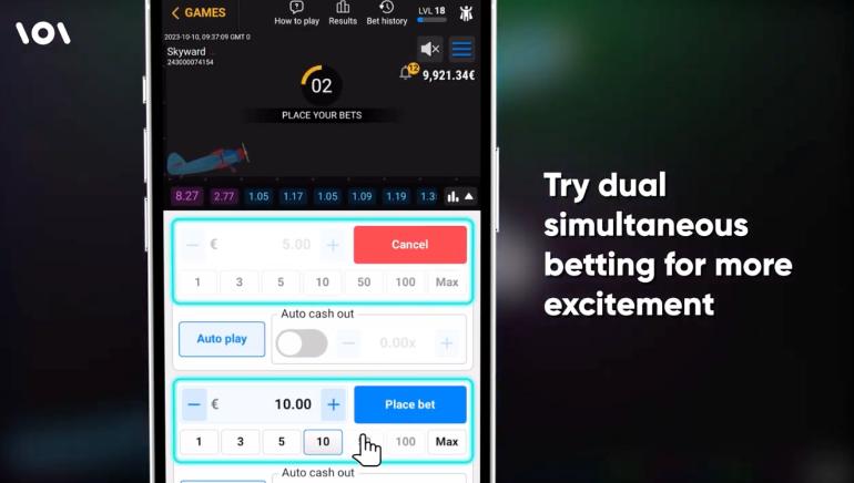 Skyward Dual Betting