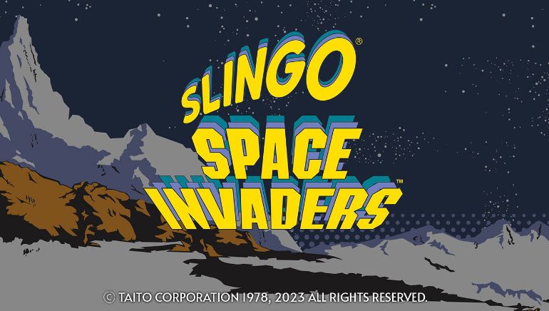 Slingo SPACE INVADERS: A Retro Arcade Classic Reimagined by Gaming Realms